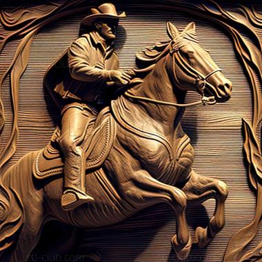 3D model Frederick Remington American artist (STL)